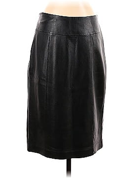 Jaclyn Smith Faux Leather Skirt (view 2)