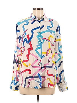 PS Paul Smith Long Sleeve Silk Top (view 1)