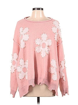 Peach Love Pullover Sweater (view 1)