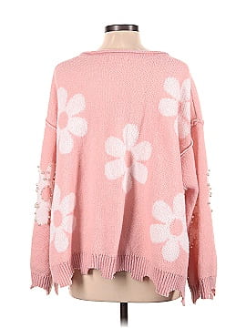 Peach Love Pullover Sweater (view 2)