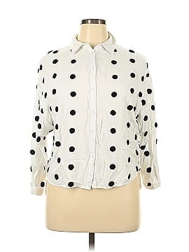 Zara Long Sleeve Button-Down Shirt (view 1)