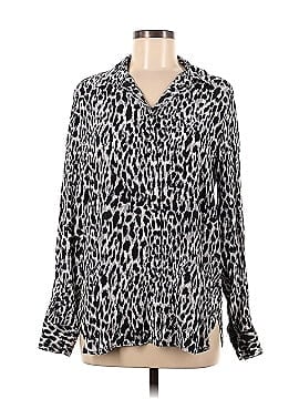 Banana Republic Factory Store Long Sleeve Silk Top (view 1)