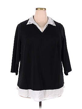 Adrianna Papell Long Sleeve Blouse (view 1)