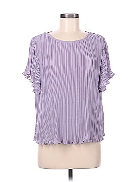 She + Sky Short Sleeve Blouse (view 1)