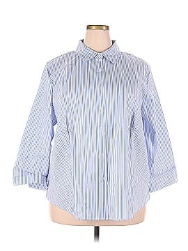 Jessica London Long Sleeve Button-Down Shirt (view 1)