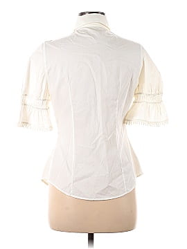 Anne Fontaine Short Sleeve Button-Down Shirt (view 2)