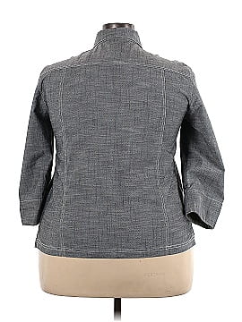 Alfred Dunner 3/4 Sleeve Button-Down Shirt (view 2)