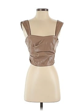 Do & Be Faux Leather Top (view 1)