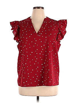 Shein Curve Short Sleeve Blouse (view 1)
