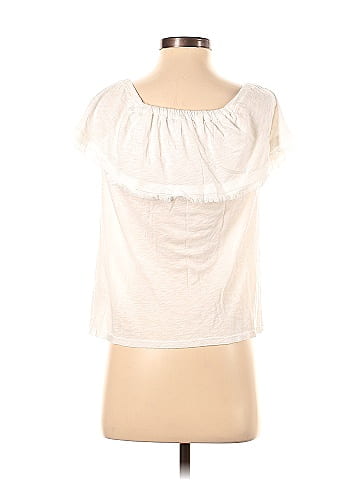 Splendid White Short Sleeve Top Size S