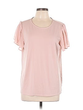 Adrianna Papell Short Sleeve Blouse (view 1)