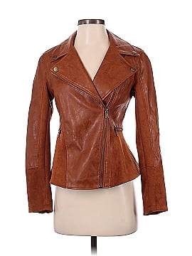 Anthropologie Faux Leather Jacket (view 1)