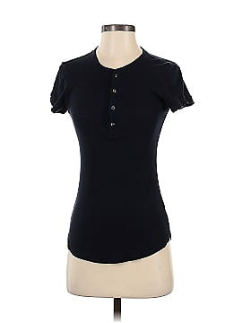 James Perse Short Sleeve Henley (view 1)