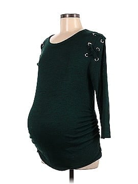 Olivia Blu Maternity Long Sleeve Blouse (view 1)