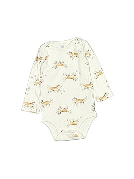 Just One Year by Carter's Long Sleeve Onesie (view 1)