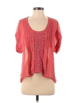 Bar III Short Sleeve Blouse (view 1)