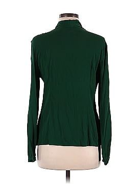 Lafayette 148 New York Long Sleeve Silk Top (view 2)