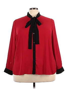 ELOQUII Long Sleeve Blouse (view 1)