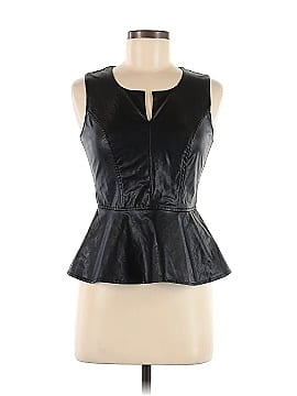 Charlotte Russe Faux Leather Top (view 1)