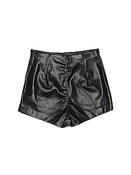 Divided by H&M Faux Leather Shorts (view 2)