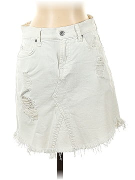 7 For All Mankind Denim Skirt (view 1)