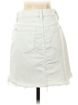 7 For All Mankind Denim Skirt (view 2)