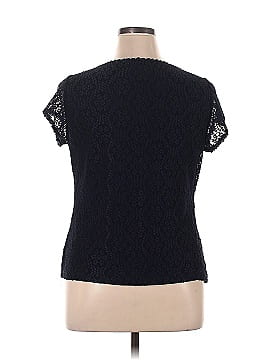 Karl Lagerfeld Paris Short Sleeve Blouse (view 2)