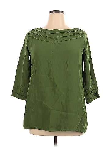 Tom and Linda Platt 3/4 Sleeve Blouse (view 1)