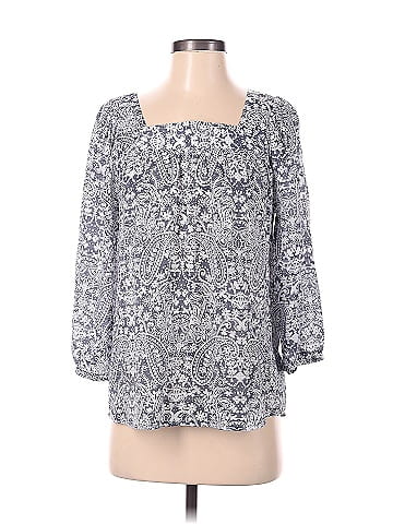 Como Blu 3/4 Sleeve Blouse (view 1)
