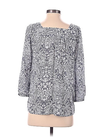 Como Blu 3/4 Sleeve Blouse (view 2)
