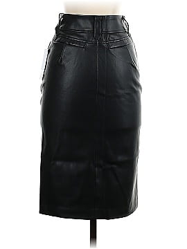 Shoedazzle Faux Leather Skirt (view 2)