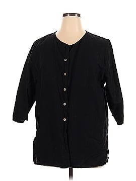Hot Cotton by Marc Ware Short Sleeve Blouse (view 1)