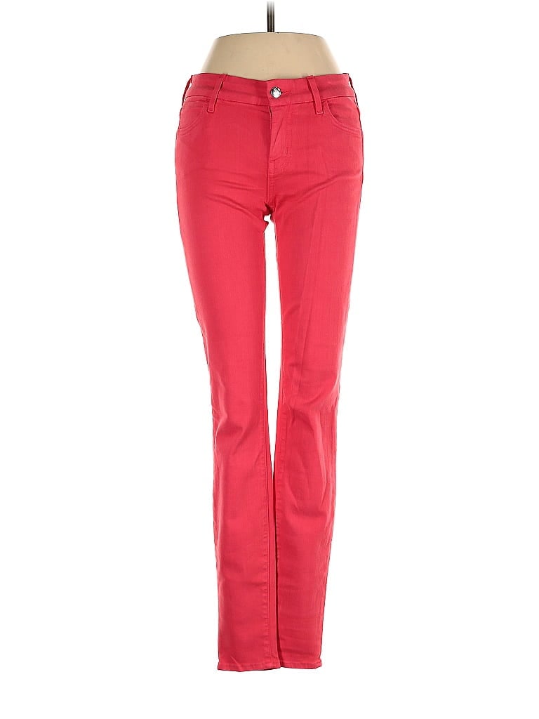 Koral Color Block Red Jeans Size 26 waist - photo 1