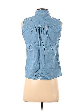 J.Crew Factory Store Sleeveless Button-Down Shirt (view 2)