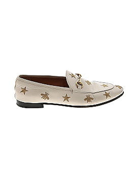 Gucci Bee Star Embroidered Jordaan loafers (view 1)