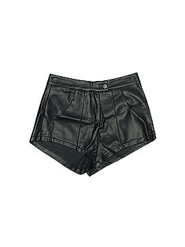 Edikted Faux Leather Shorts (view 1)