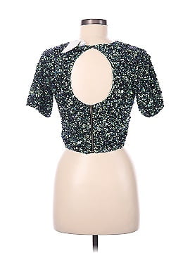 Lace & Beads Short Sleeve Blouse (view 2)