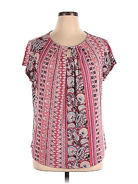 Liz Claiborne Career Short Sleeve Blouse (view 1)