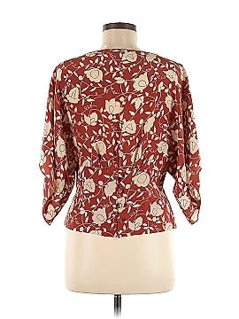 Anna Sui for Anthropologie 3/4 Sleeve Silk Top (view 2)