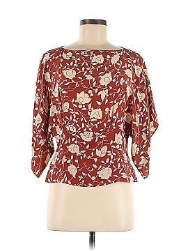 Anna Sui for Anthropologie 3/4 Sleeve Silk Top (view 1)