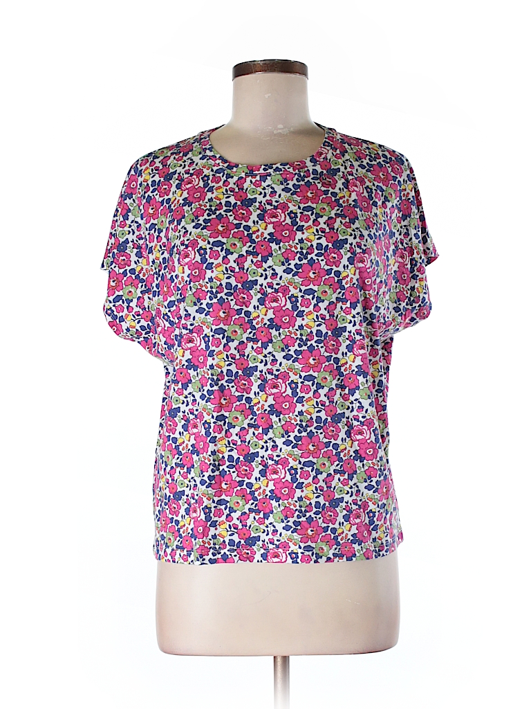 Liberty of London Floral Pink Short Sleeve T-Shirt Size M - 86% off ...