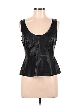 BCBGMAXAZRIA Faux Leather Top (view 1)