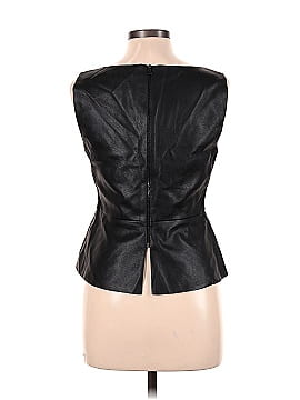 BCBGMAXAZRIA Faux Leather Top (view 2)