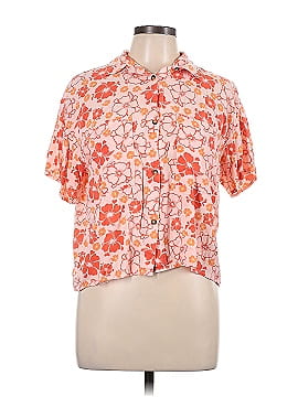 J for Justify Short Sleeve Button-Down Shirt (view 1)