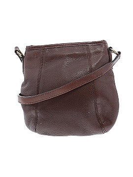 Leather Co. By Liz Claiborne Leather Crossbody Bag (view 1)