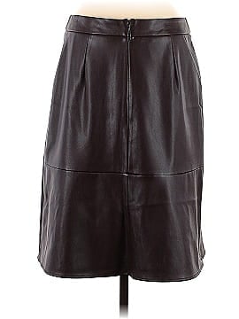Liz Claiborne Career Faux Leather Skirt (view 2)