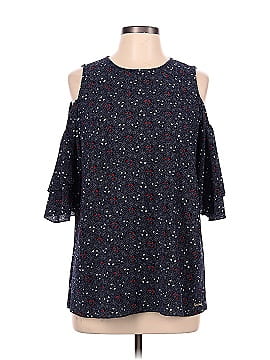 MICHAEL Michael Kors Short Sleeve Blouse (view 1)