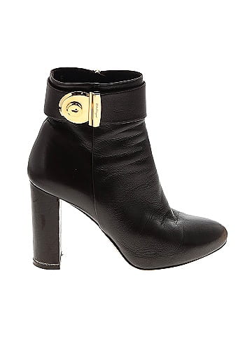 Salvatore Ferragamo Black Ankle Boots Size 6 1/2 - 80% off | ThredUp