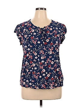 Liz Claiborne Short Sleeve Blouse (view 1)