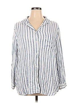 American Eagle Outfitters Long Sleeve Button-Down Shirt (view 1)